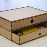 Коробка-органайзер с двумя отсеками